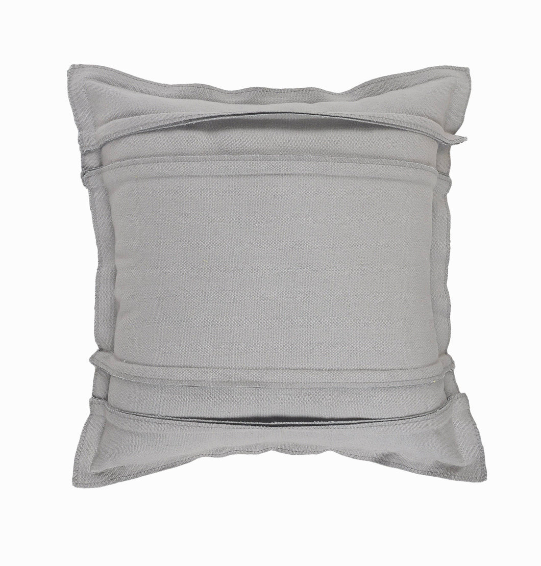 LR Home - Solid Textured Straps Throw Pillow