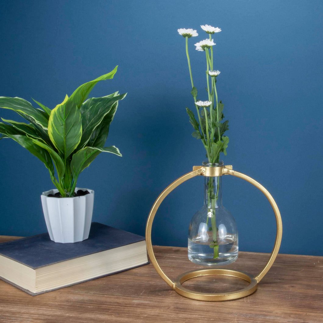 Foreside Home & Garden - Capstone Brass Bud Vase